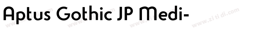 Aptus Gothic JP Medi字体转换 Aptus Gothic JP Medi字体转换